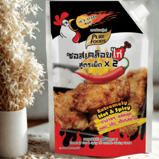 ซอสเคลือบไก่ สูตรเผ็ด X2 ตราเพียวฟู้ดส์